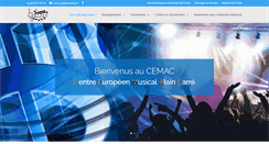 Desktop Screenshot of centre-europeen-musical.com